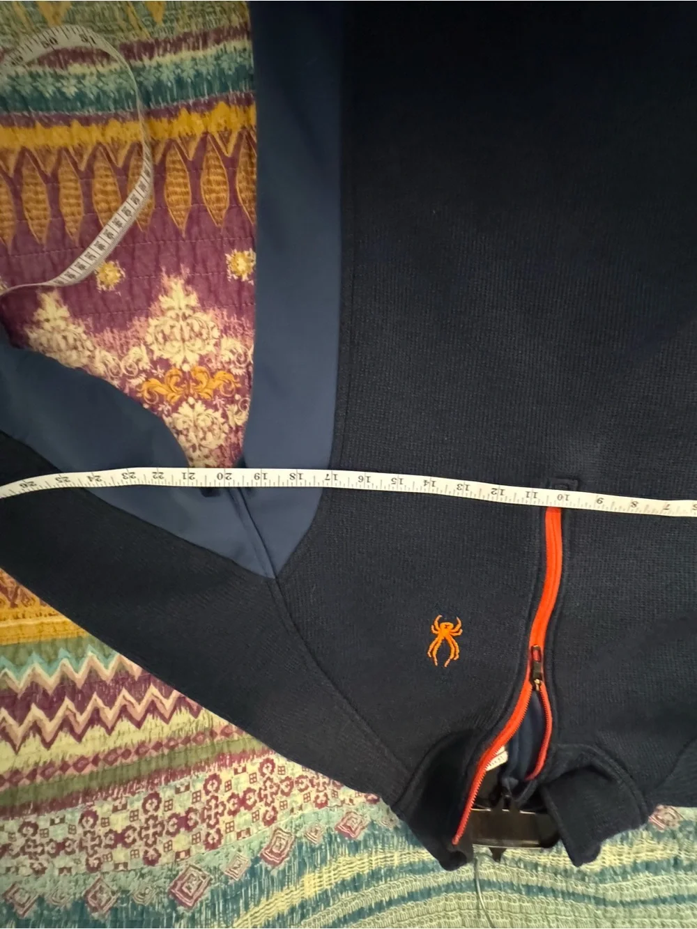 Spyder embroidered fleece